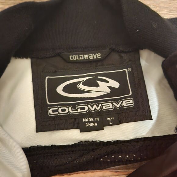 Coldwave Snowmobile Jacket  SX Racing Shell Orange/Black/White -Large - Picture 5 of 7